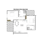 Yugogo Petrarca 1 - Trilocale Con Balcone * Trento