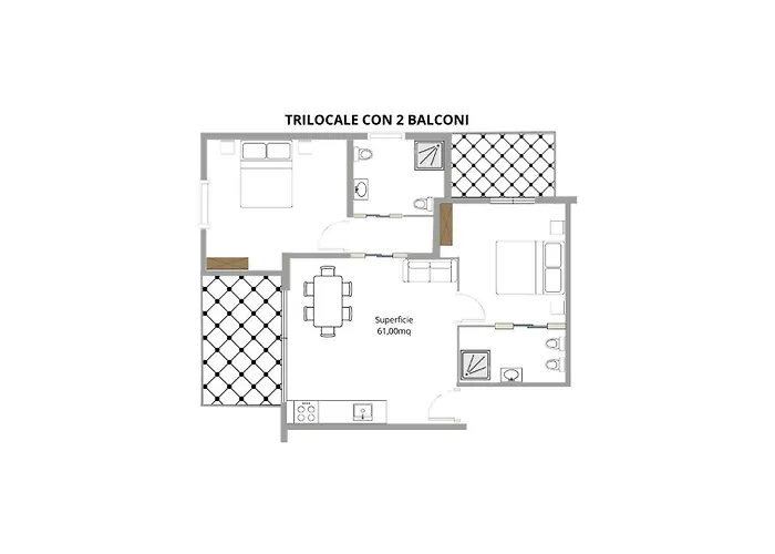 Yugogo Petrarca 1 - Trilocale Con Balcone * Trydent